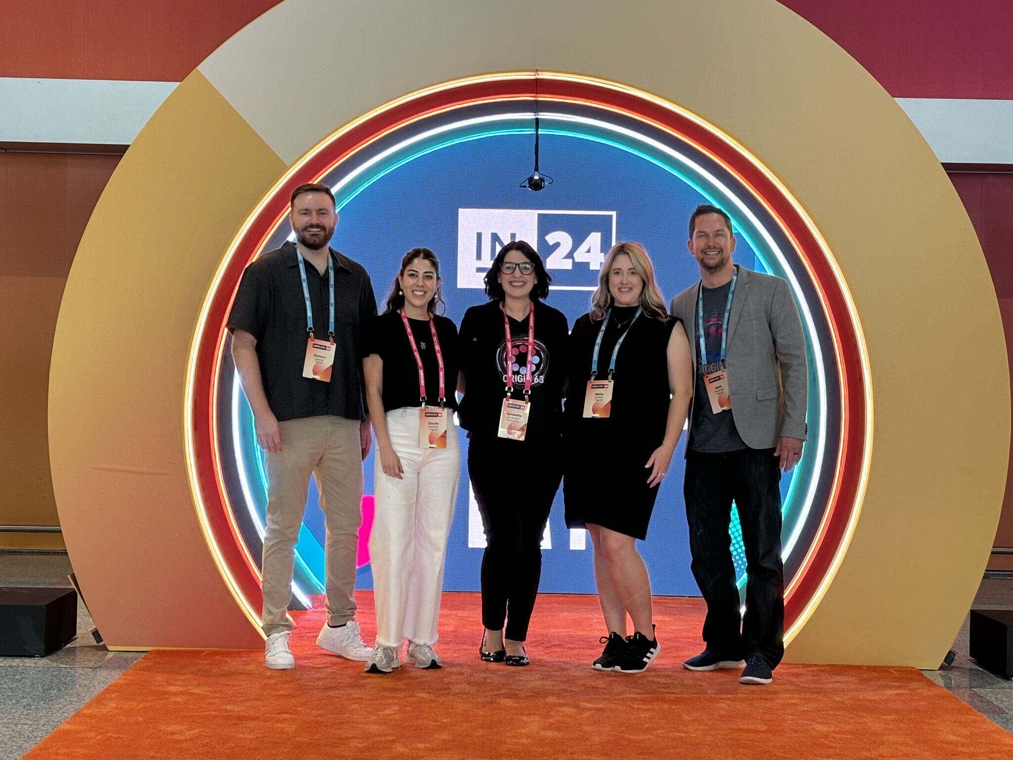 Origin 63 Leadership Team after Sam Anderson’s Encore Education Session at INBOUND 2024