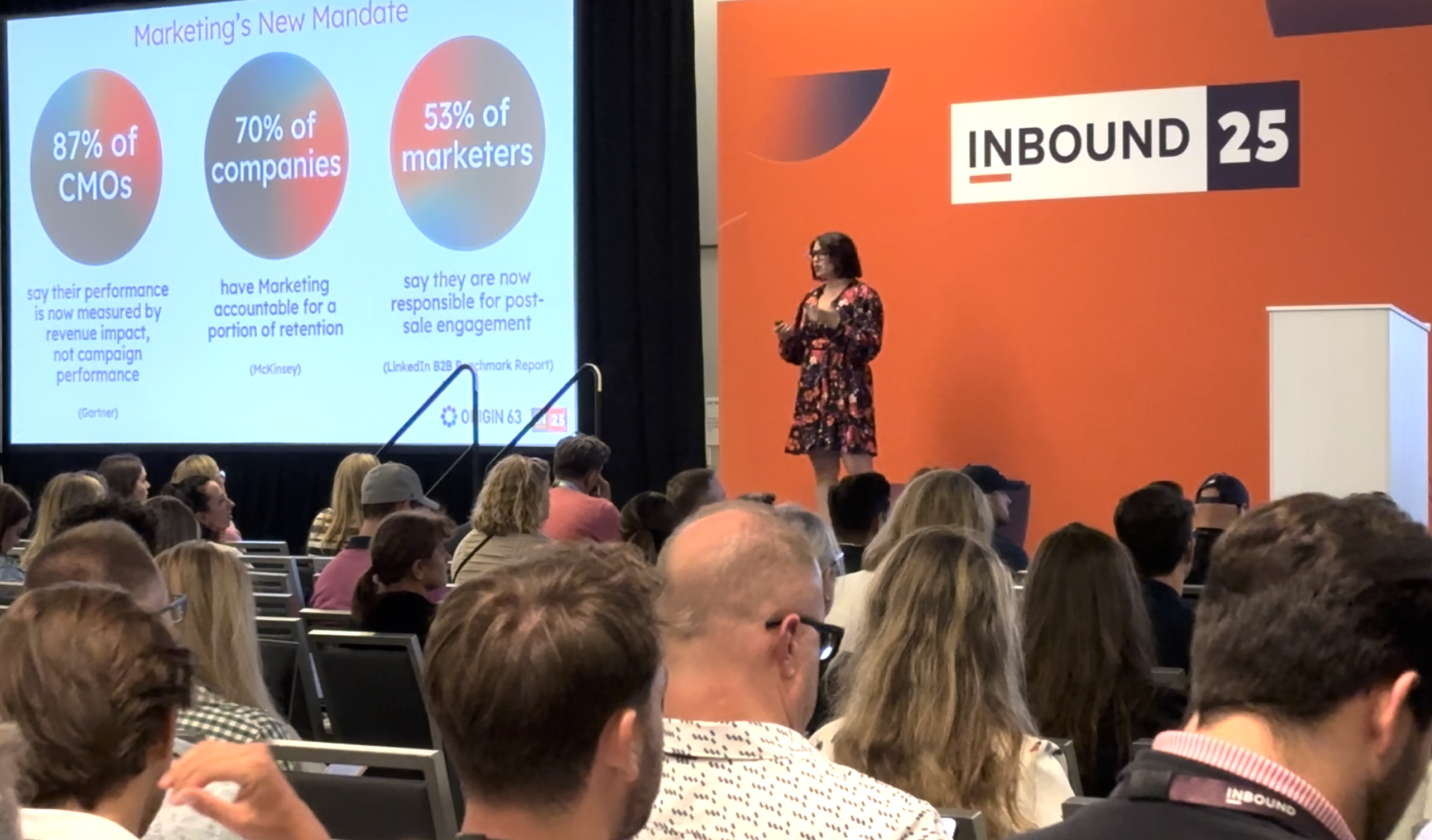 Sam Anderson speaking at Inbound 2025 for 5X Your Revenue: Uniting Marketing and Customer Success