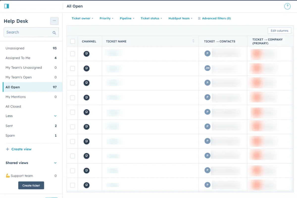 First Look at HubSpot Help Desk Beta Features and Interface