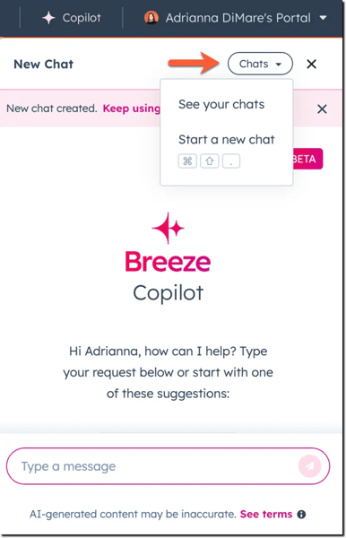 Breeze Copilot, HubSpot