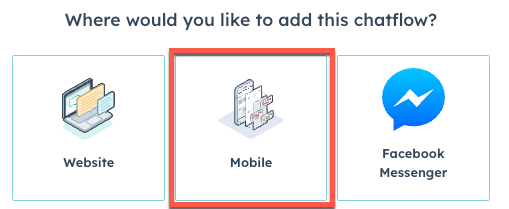 Adding chatflows to mobile, HubSpot Mobile SDK Configuration