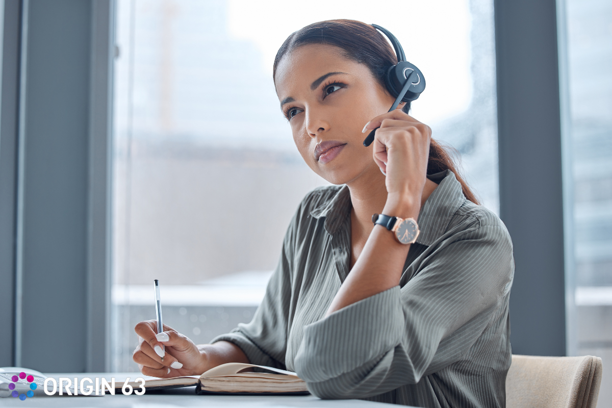 Customer service representative handling the wrong issue
