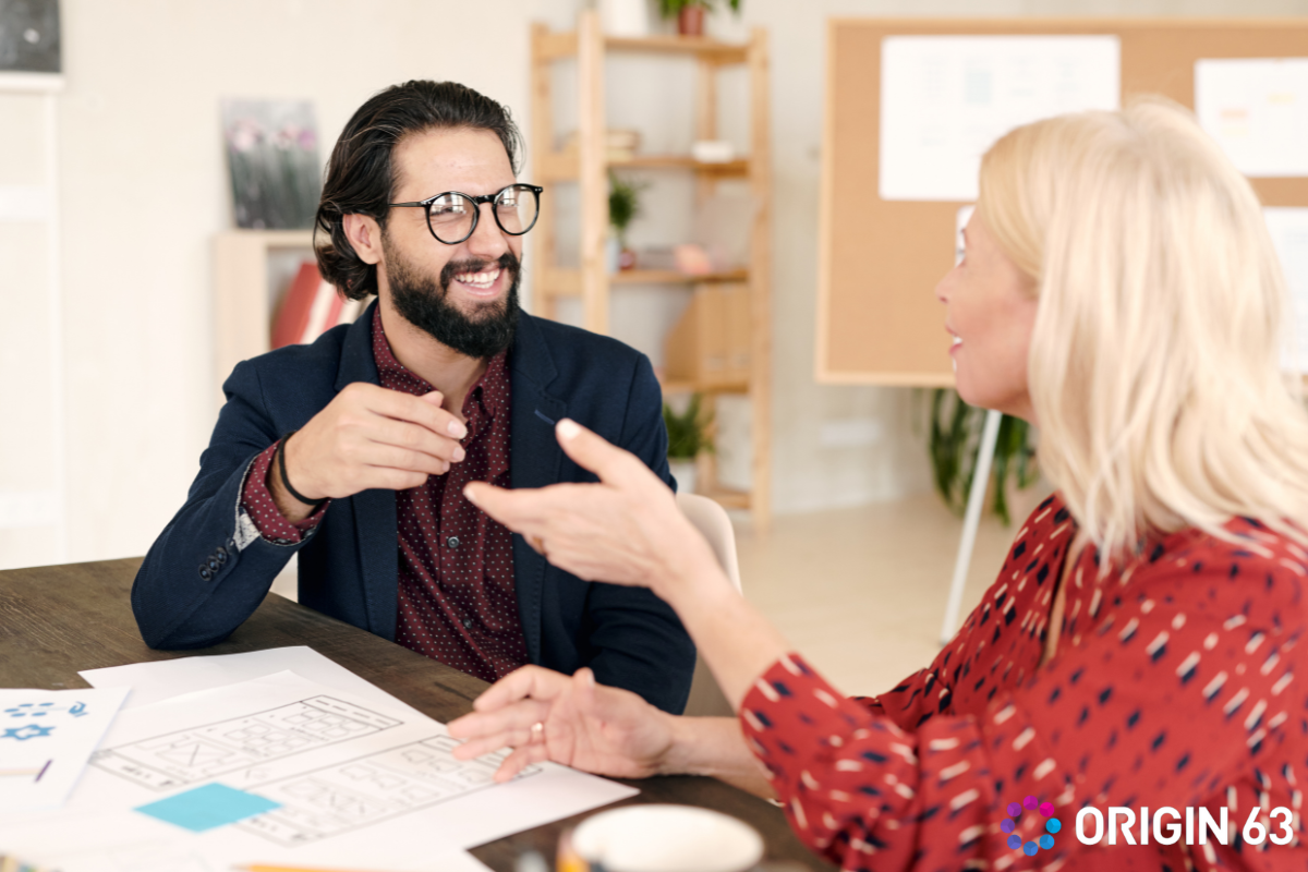 Business leader nurturing long-term relationships with customers