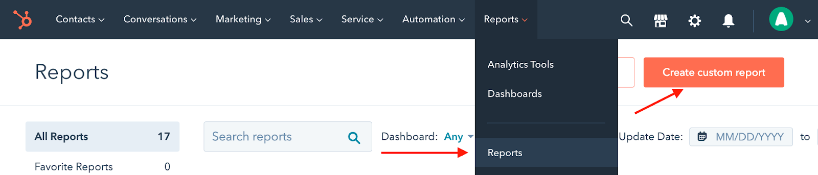 : Create custom report to visualize your data, HubSpot Custom Reports