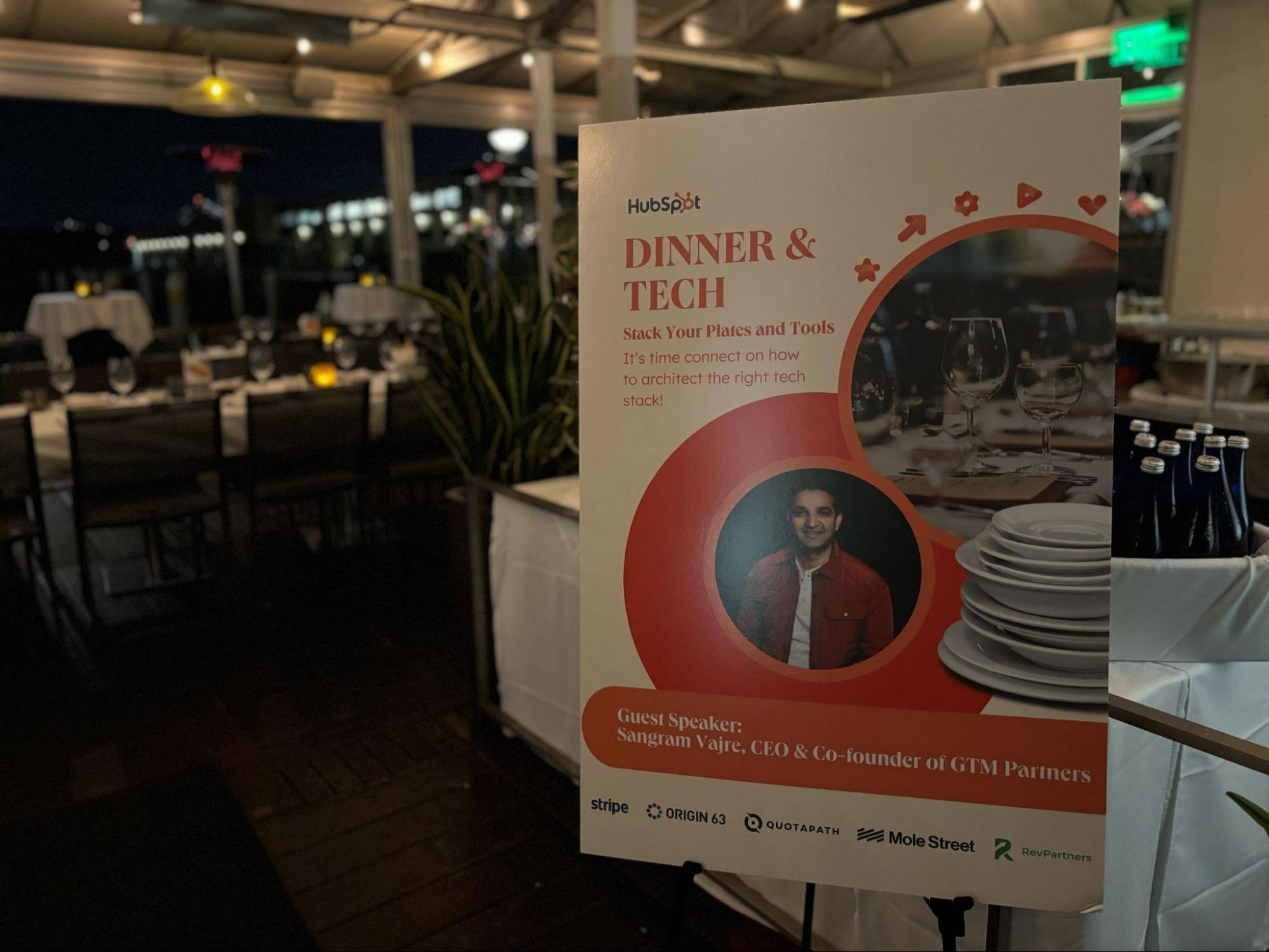 Dinner & Tech Event Information at the La Mar Cocina Peruana on the San Francisco waterfront