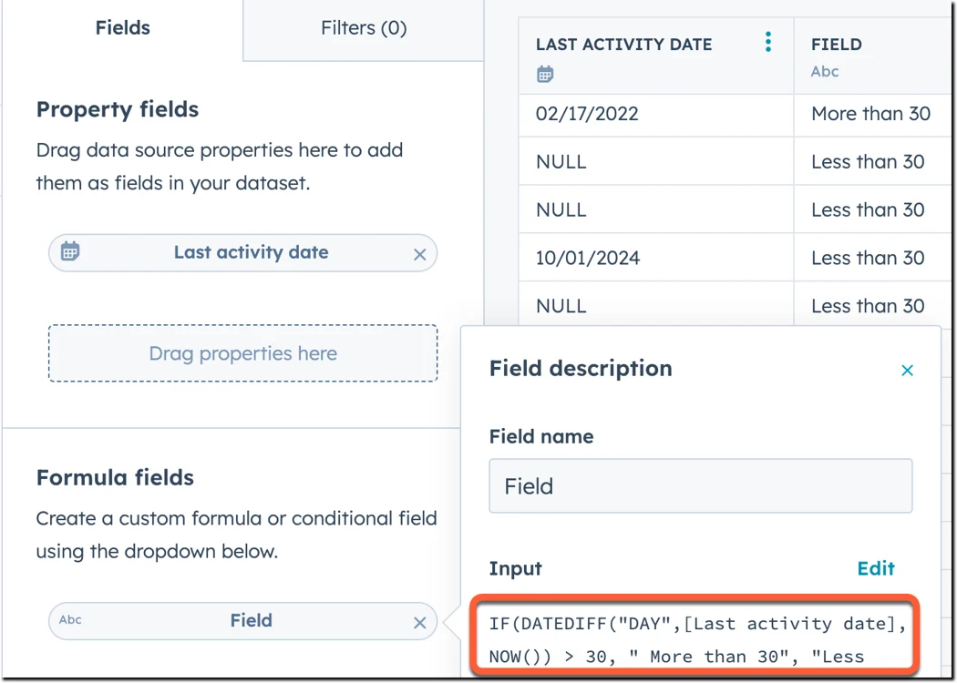 HubSpot, Use Relative Time Filters and Time-Based Properties