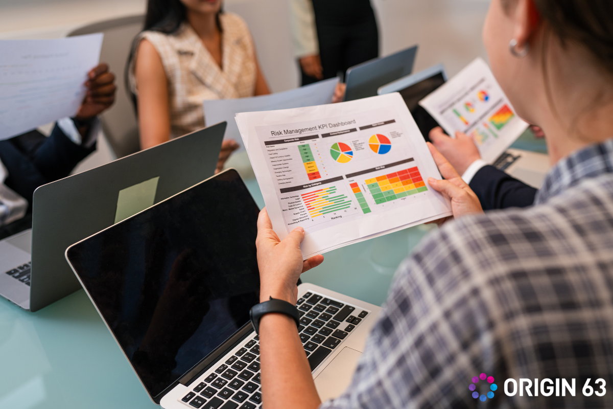 Customer service team applying service analytics to business processes