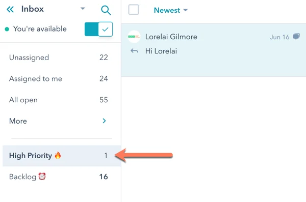 HubSpot Conversations, Custom Views