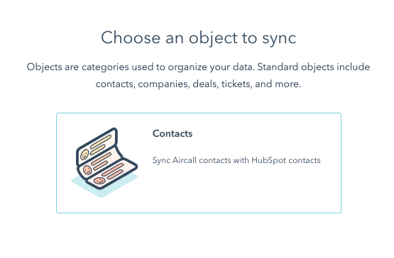 Aircall and HubSpot Integration, Configure your sync settings