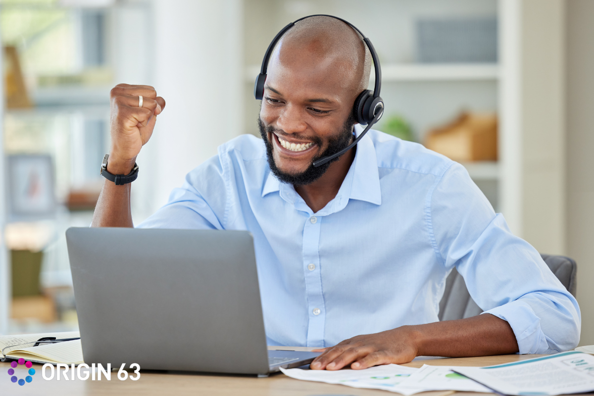 Sales representative talking to a prospect, What Is Sales Enablement?