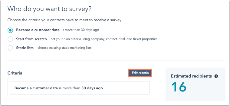: HubSpot CRM, How to send surveys through automation