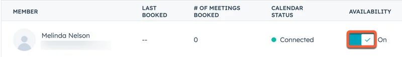 HubSpot, Set up meeting rotations