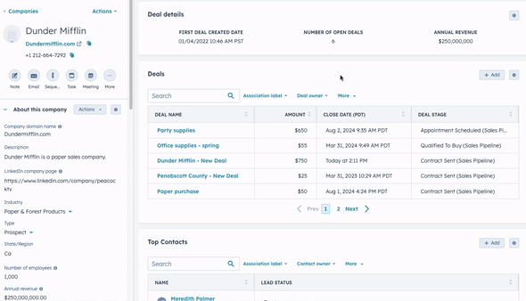 Use Inline Editing on Association Tables to Save Time