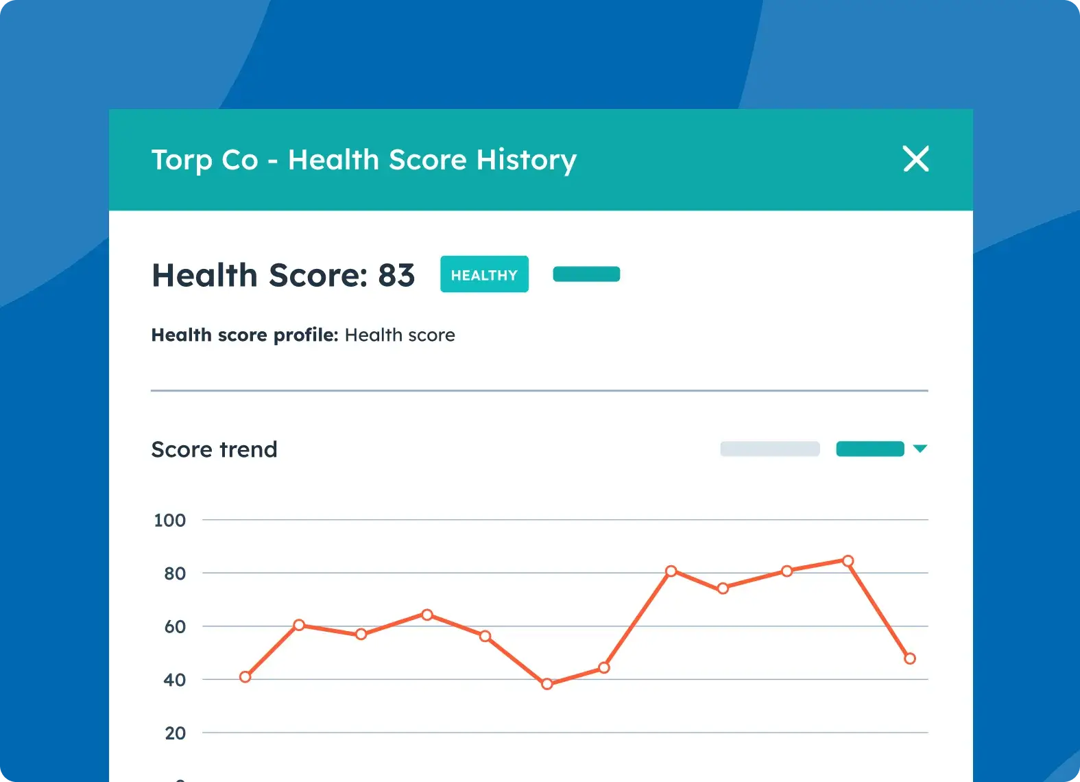 Health Scores in HubSpot’s Customer Success Workspace