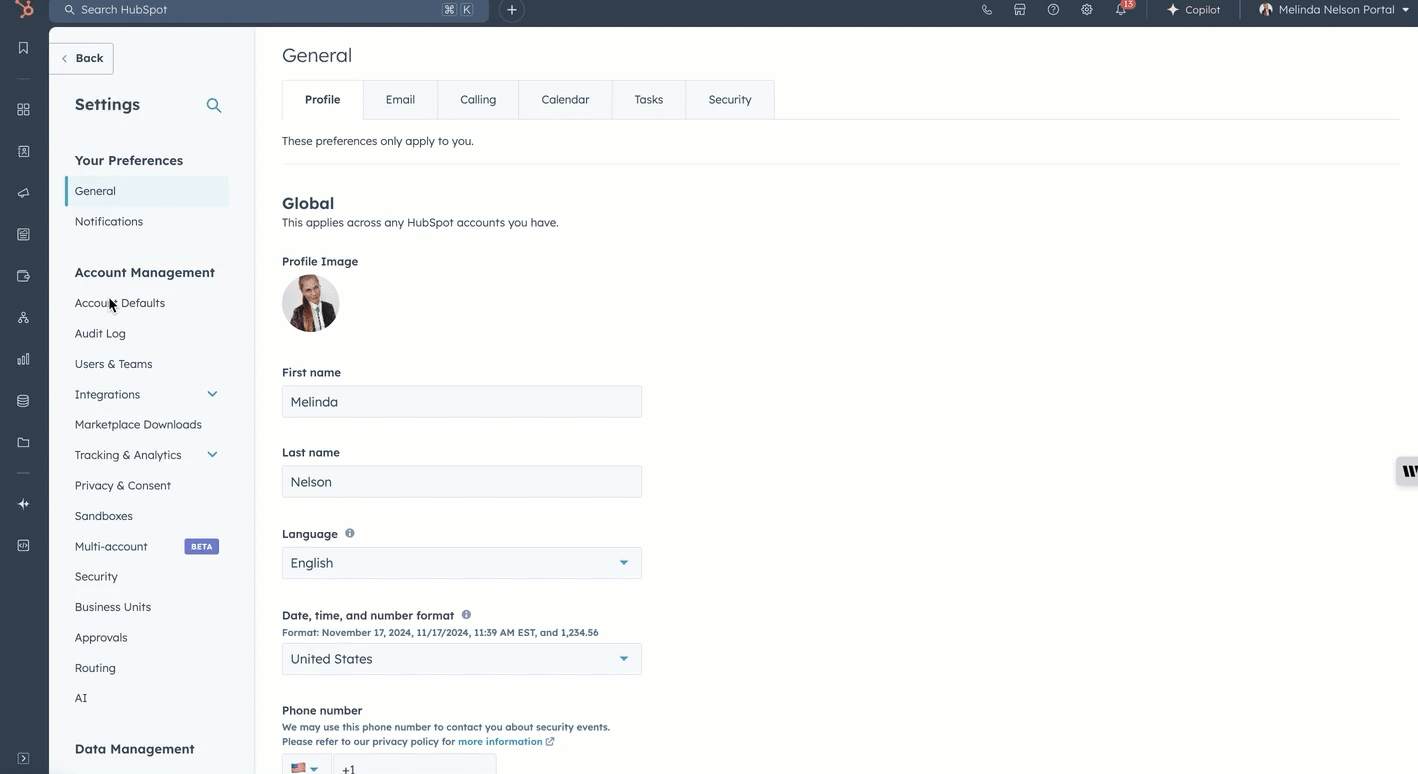 Set up meeting rotations, HubSpot