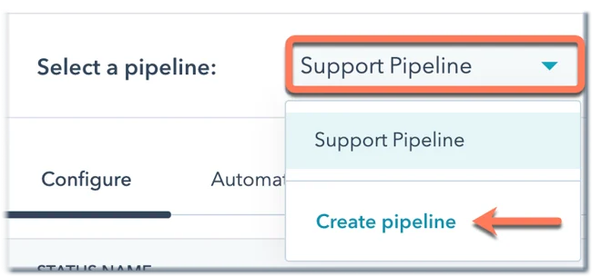 HubSpot, Set Up Clear Ticket Pipelines and Stages