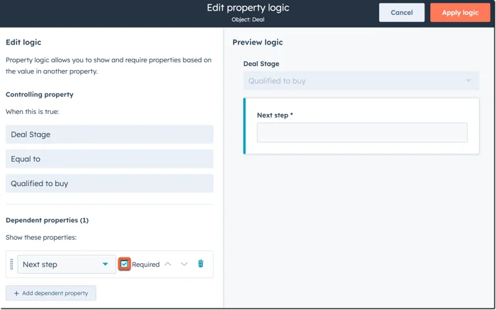  HubSpot, Set Required Properties to Keep Data Clean