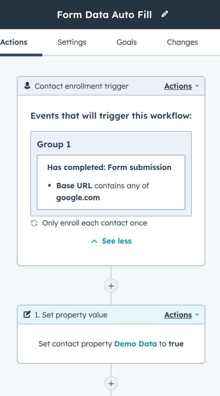  HubSpot, Form Data Auto Fill