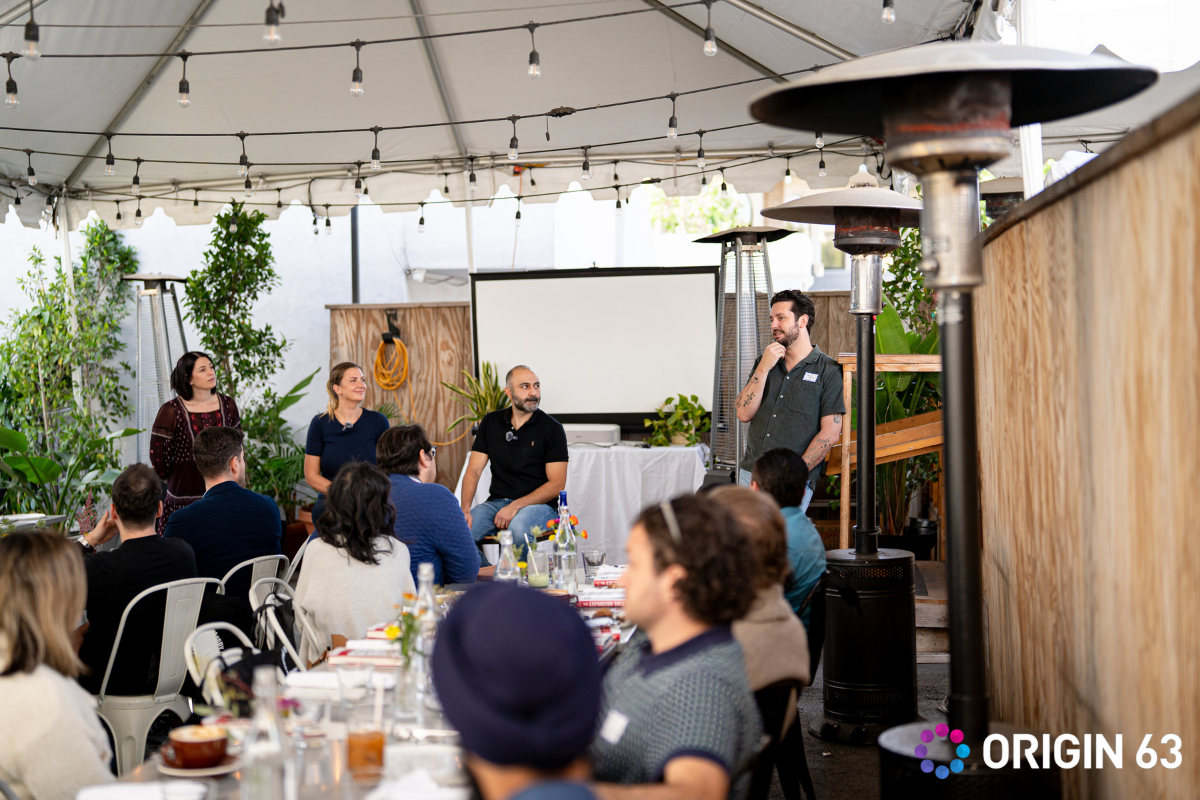 Sam Anderson, Jan Young, Shareil Nariman, and Daniel Zarick hosting LA Executive Roundtable 2024