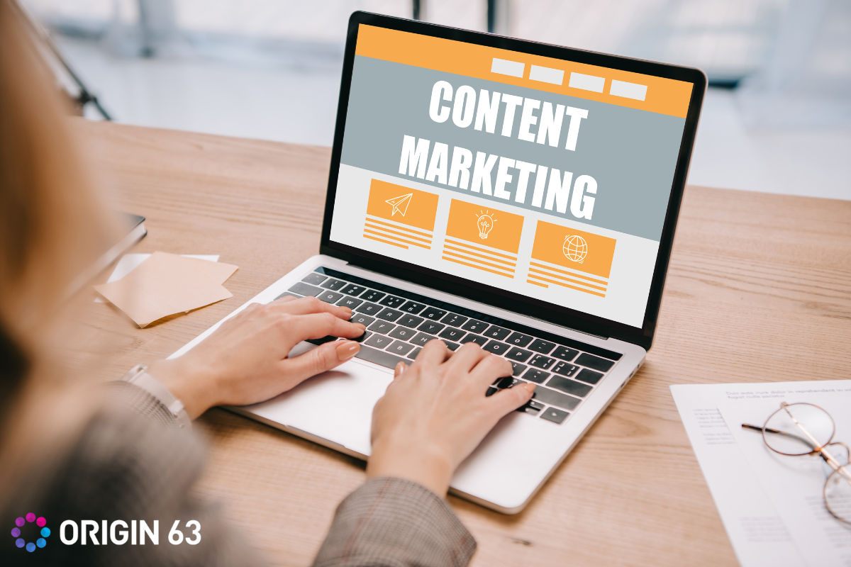 A marketer creating personalized content for different audiences