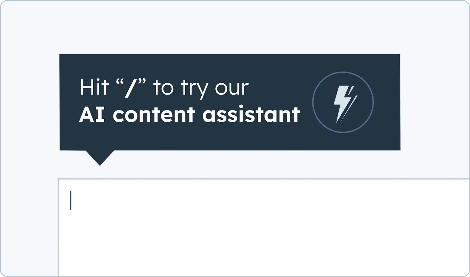 HubSpot’s AI Content Assistant