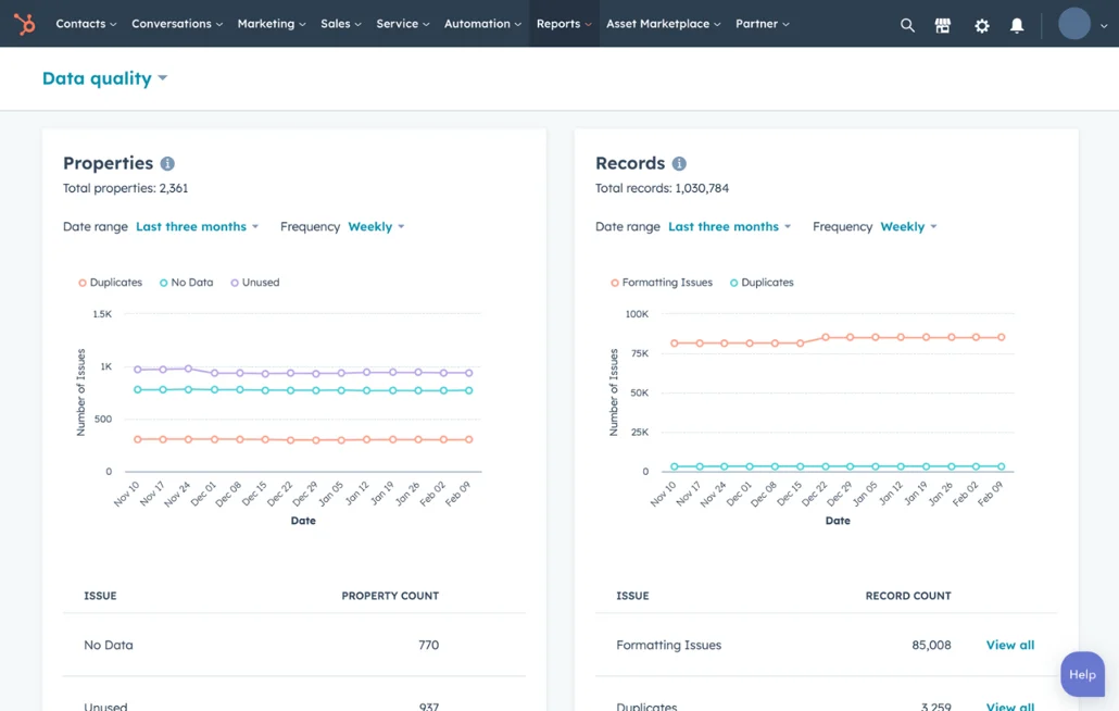HubSpot, Get set up in Data Quality Command Center