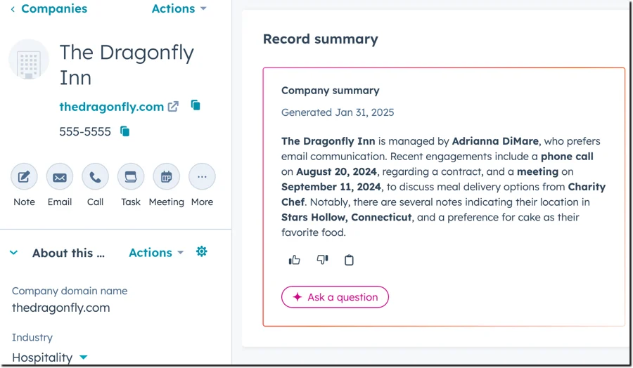 HubSpot, AI-Generated Ticket Summaries