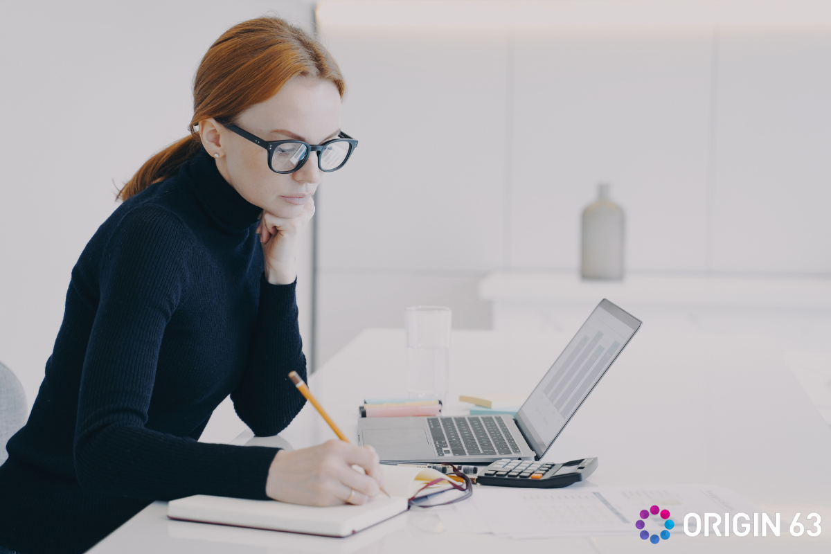 Marketer writing a form with simple, human language