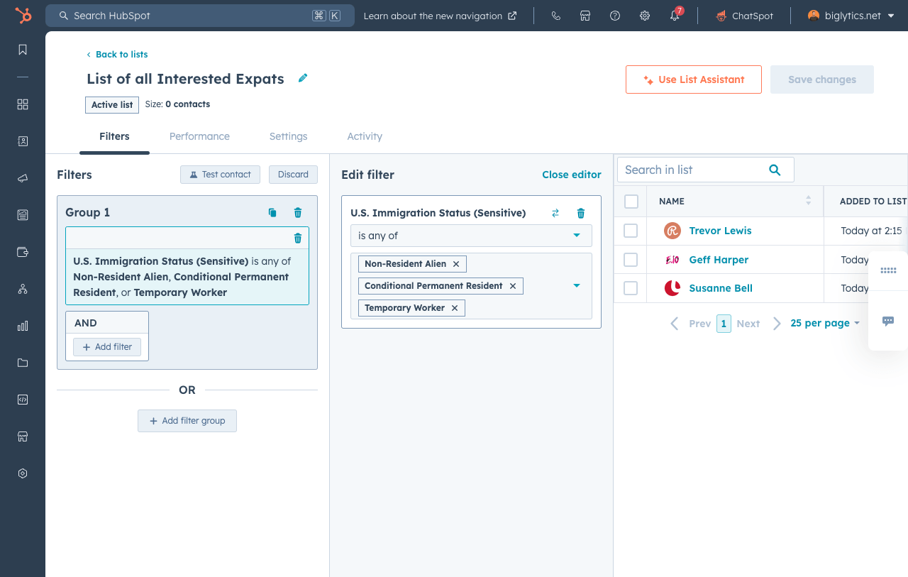 Smart Segmentation in HubSpot, HIPAA Compliance