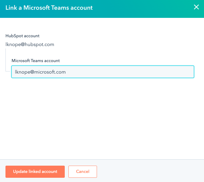  Link a Microsoft Teams Account to HubSpot