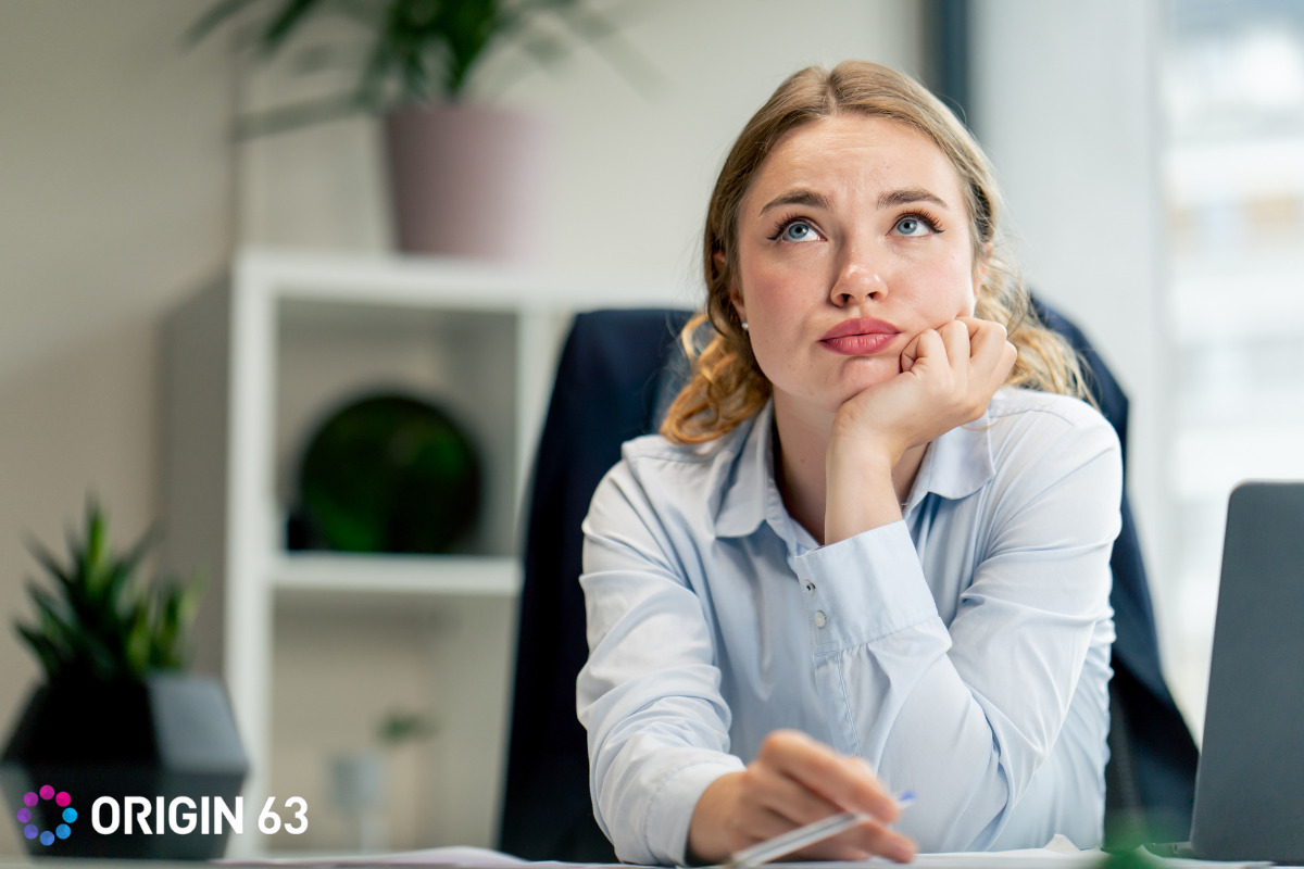 Female customer success making strategic decisions in the office