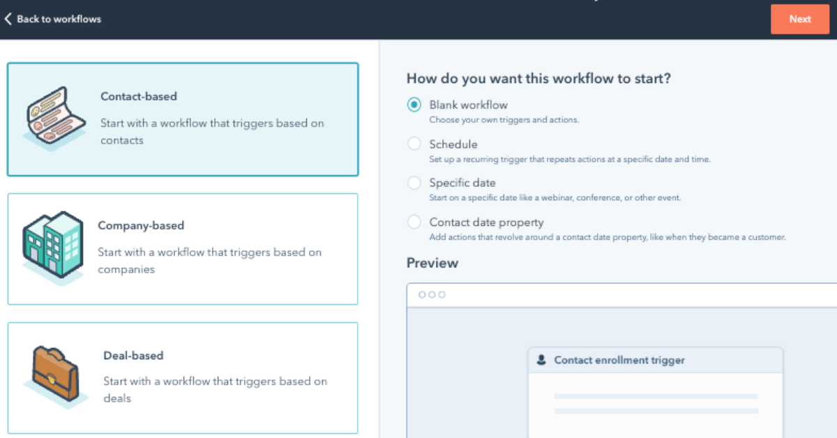 How to create workflows on HubSpot