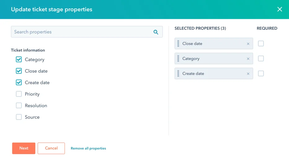 Update ticket stage properties in HubSpot’s Help Desk