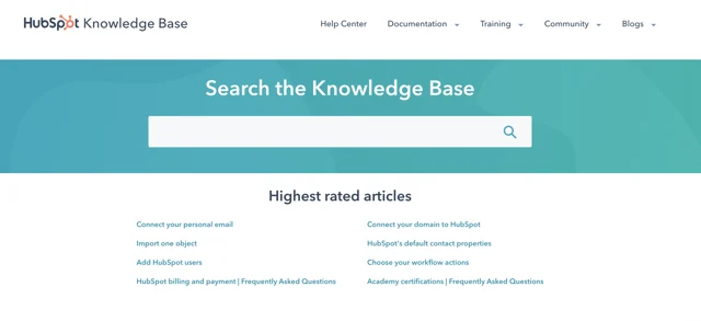 Creating a Knowledge Base with HubSpot, Knowledge Base Team