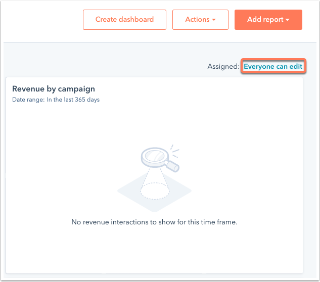 HubSpot Customer Success, Add Reports