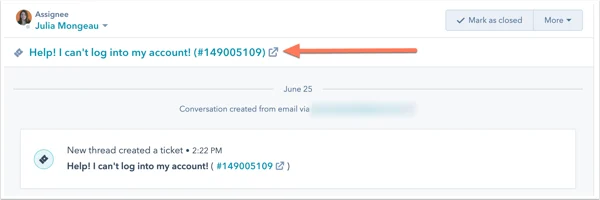 Using HubSpot Service Hub Tickets for Customer Service, Manage Tickets Efficiently in Your Inbox
