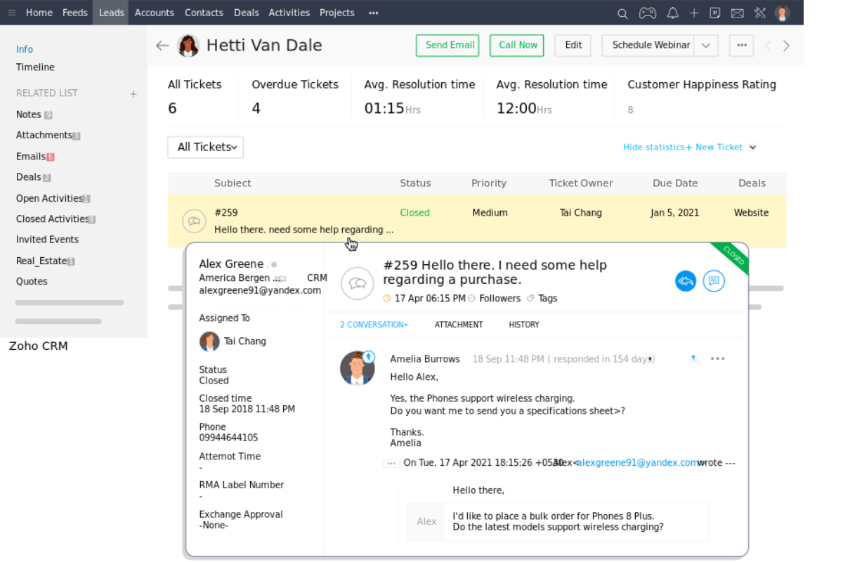 zoho-crm-sales-conversations-and-access-to-customer-history