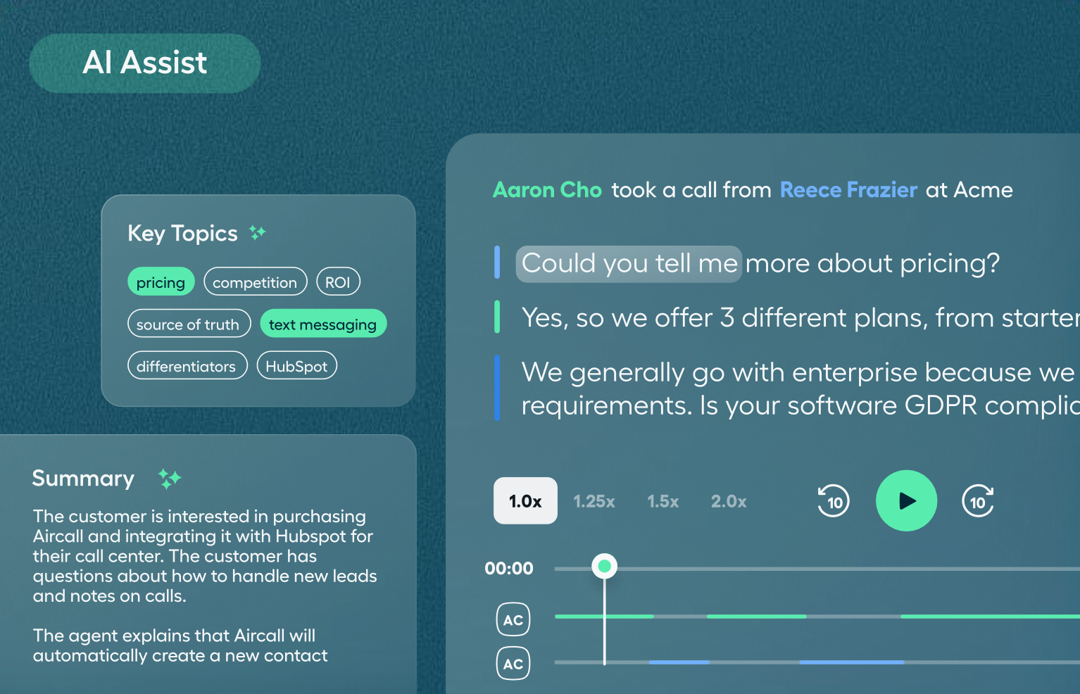aircall-ai-assist-sample-transcription-of-calls-and-voicemails