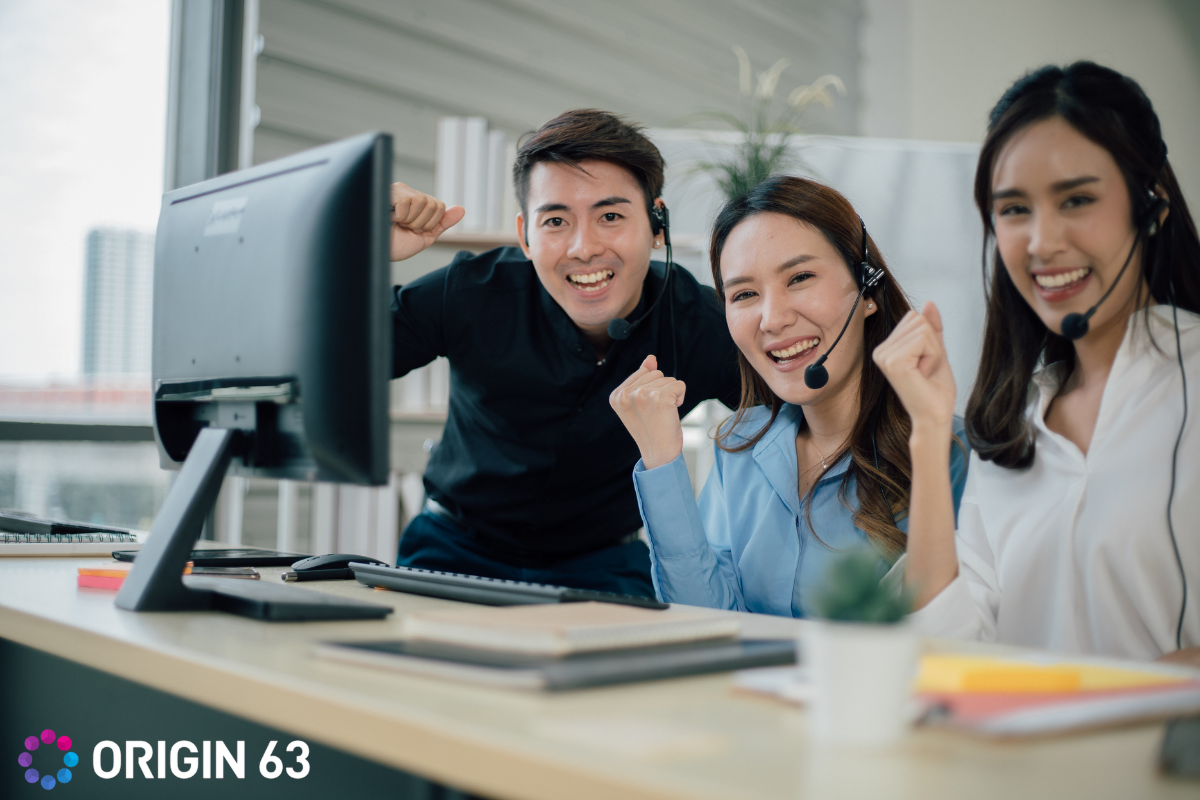 manufacturing-customer-agents-rejoicing-while-working