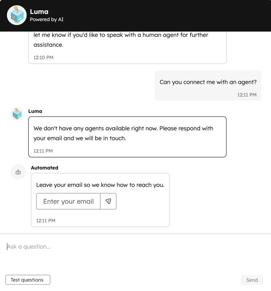 HubSpot Customer Agent