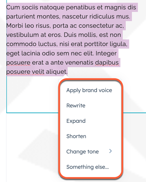 Hubspot, draft knowledge base article with Breeze AI