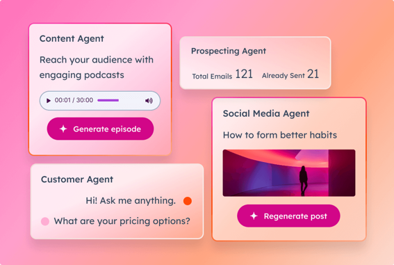  Different HubSpot Breeze Agents