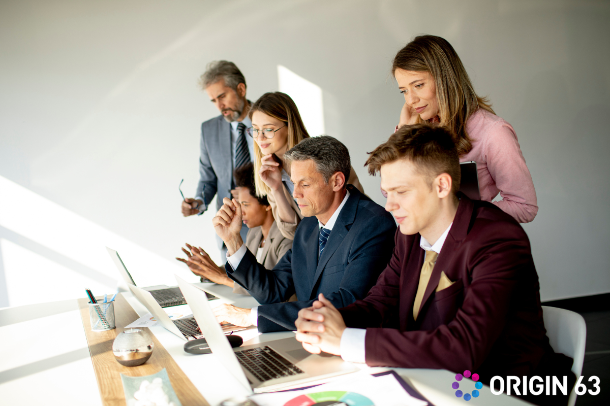 A manufacturing business team using a modern CRM