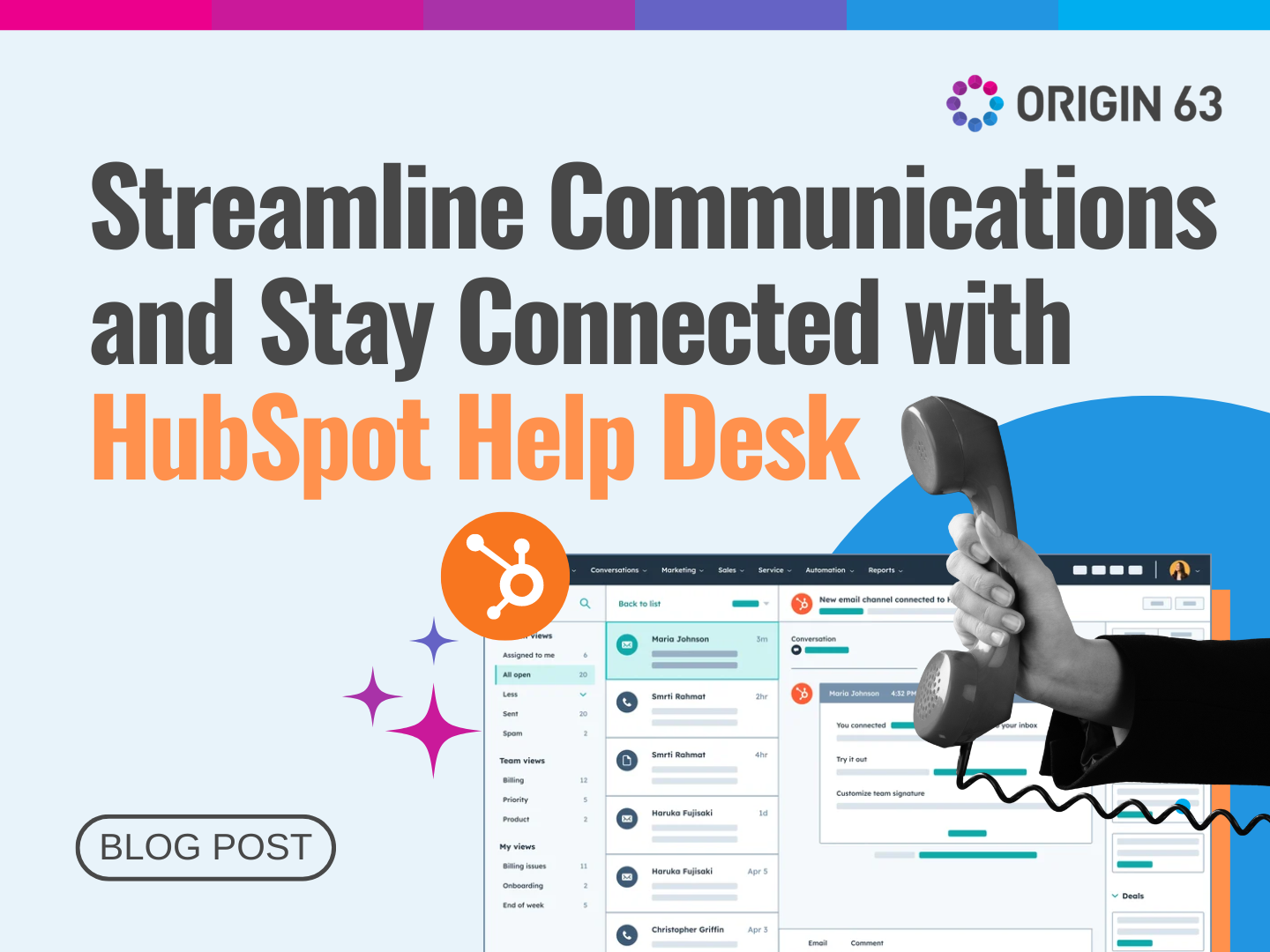Learn how HubSpot's Help Desk centralizes communication, improves teamwork, and enhances customer satisfaction.