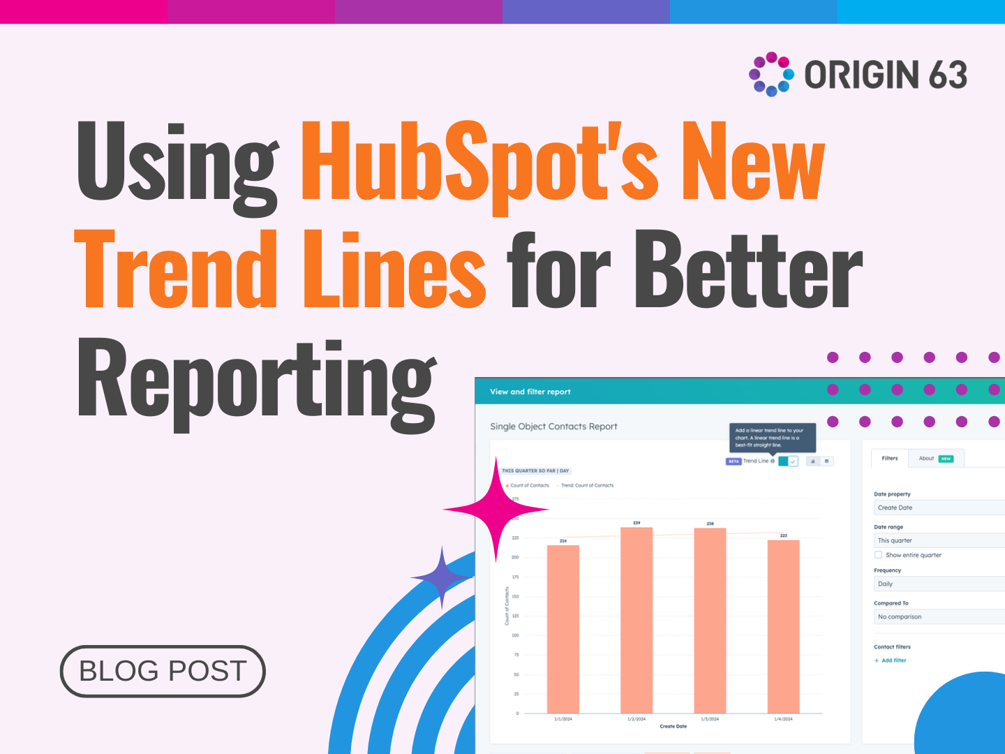 HubSpot trend lines help spot anomalies and track progress. Learn how to make the most of them for smarter reports.